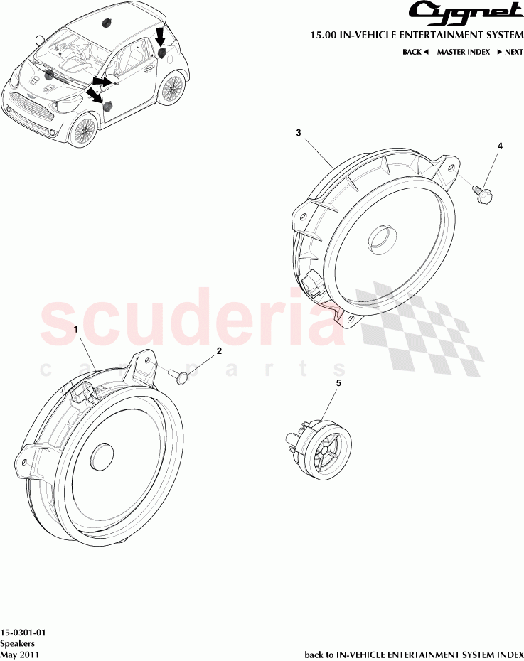 Speakers of Aston Martin Aston Martin Cygnet