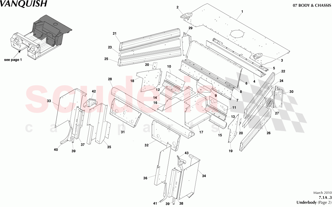 Underbody 2 of Aston Martin Aston Martin Vanquish (2001-2007)