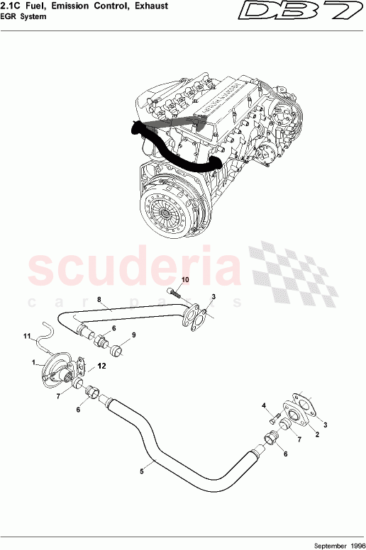 EGR System of Aston Martin Aston Martin DB7 (1997)