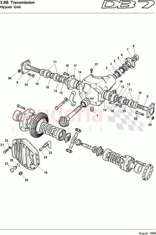 Hypoid Unit of Aston Martin Aston Martin DB7 (1995)