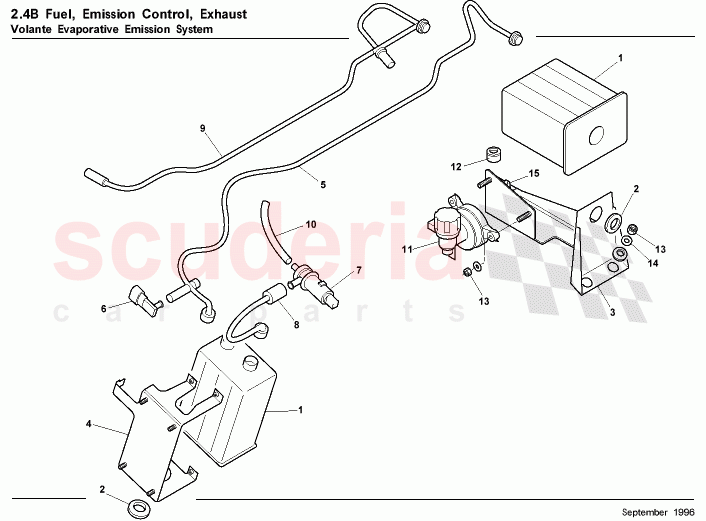 Volante Evaporative Emission System of Aston Martin Aston Martin DB7 (1997)