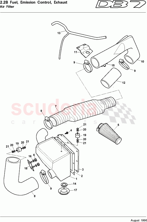 Air Filter of Aston Martin Aston Martin DB7 (1995)