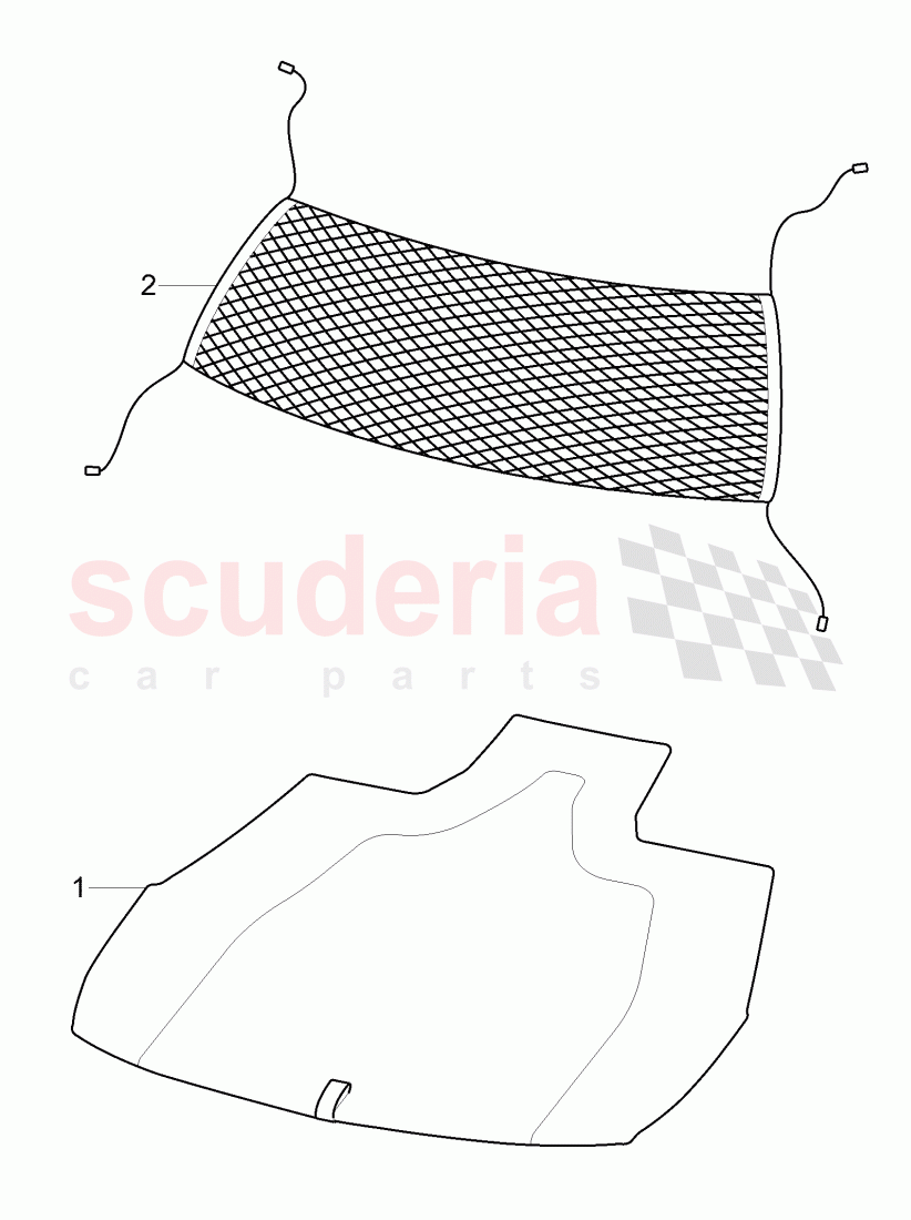 Original Accessories, (luggage compartment) of Bentley Bentley Continental Supersports (2009-2011)