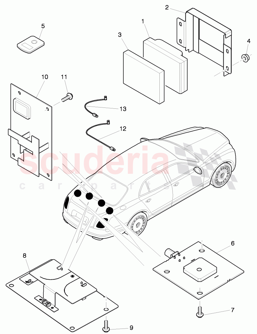 Vehicle positioning system, D >> - MJ 2016 of Bentley Bentley Mulsanne (2010+)