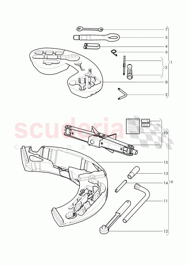 Vehicle tools, Spare Wheel, D >> - MJ 2015 of Bentley Bentley Continental GTC (2011+)