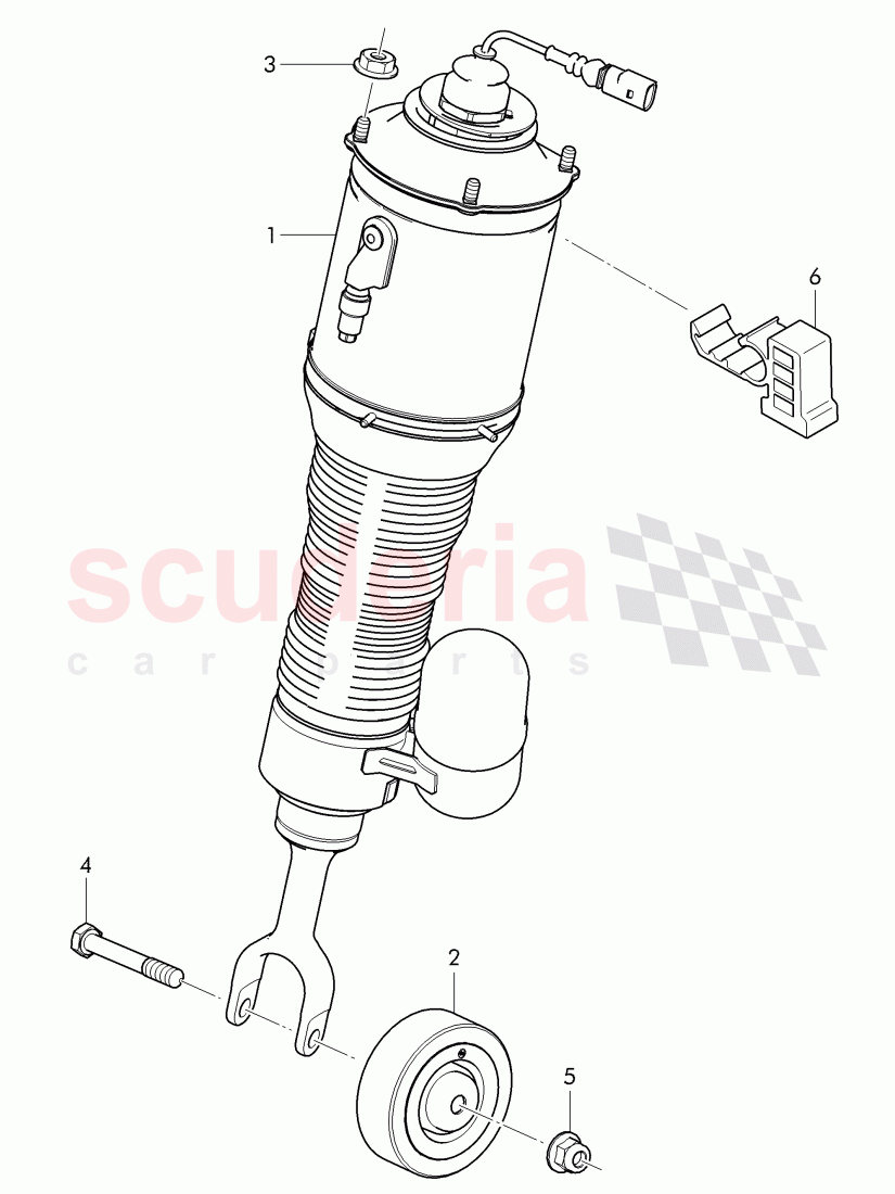 air spring damper of Bentley Bentley Continental Supersports Convertible (2017+)