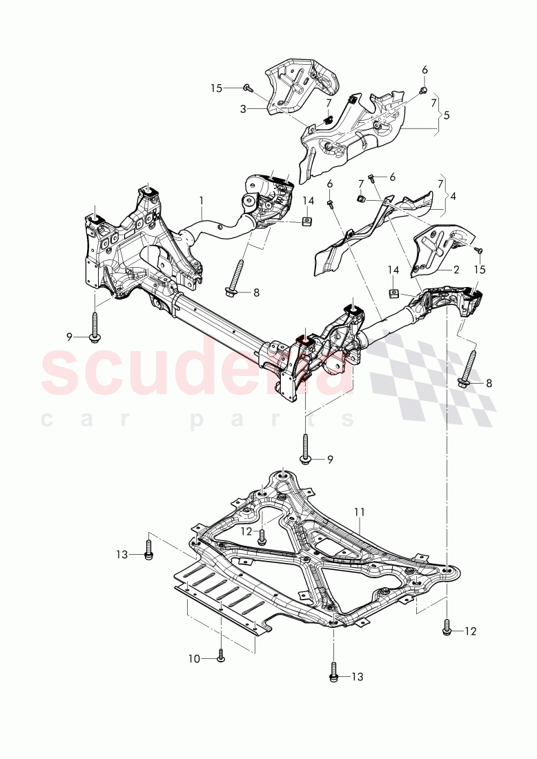 sub frame of Bentley Bentley Bentayga (2015+)