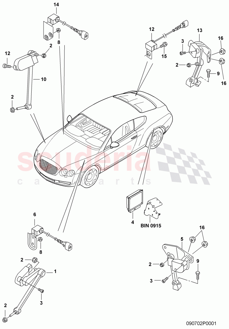 self levelling system of Bentley Bentley Continental Supersports (2009-2011)