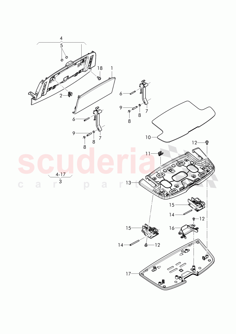 folding table, D - 27.06.2016>> of Bentley Bentley Continental Flying Spur (2013+)