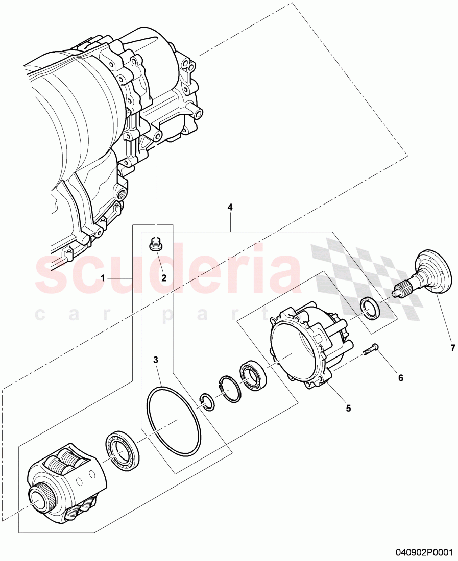 repair kit for differential of Bentley Bentley Continental Supersports (2009-2011)