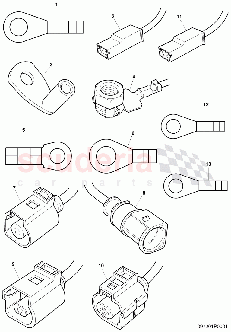 connector housing of Bentley Bentley Continental GT (2003-2010)