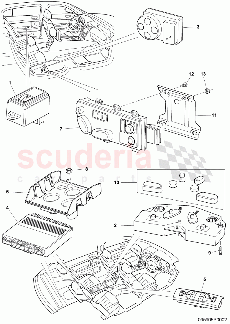 Seat and Backrest Adjustment, F 3W-C-070 491>>, F ZA-C-070 491>> of Bentley Bentley Continental Flying Spur (2006-2012)