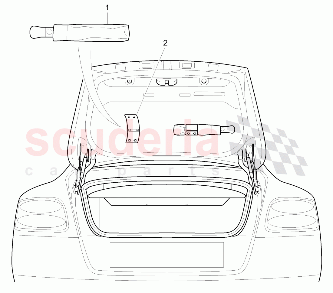 Original Accessories, umbrella of Bentley Bentley Continental GTC (2011+)