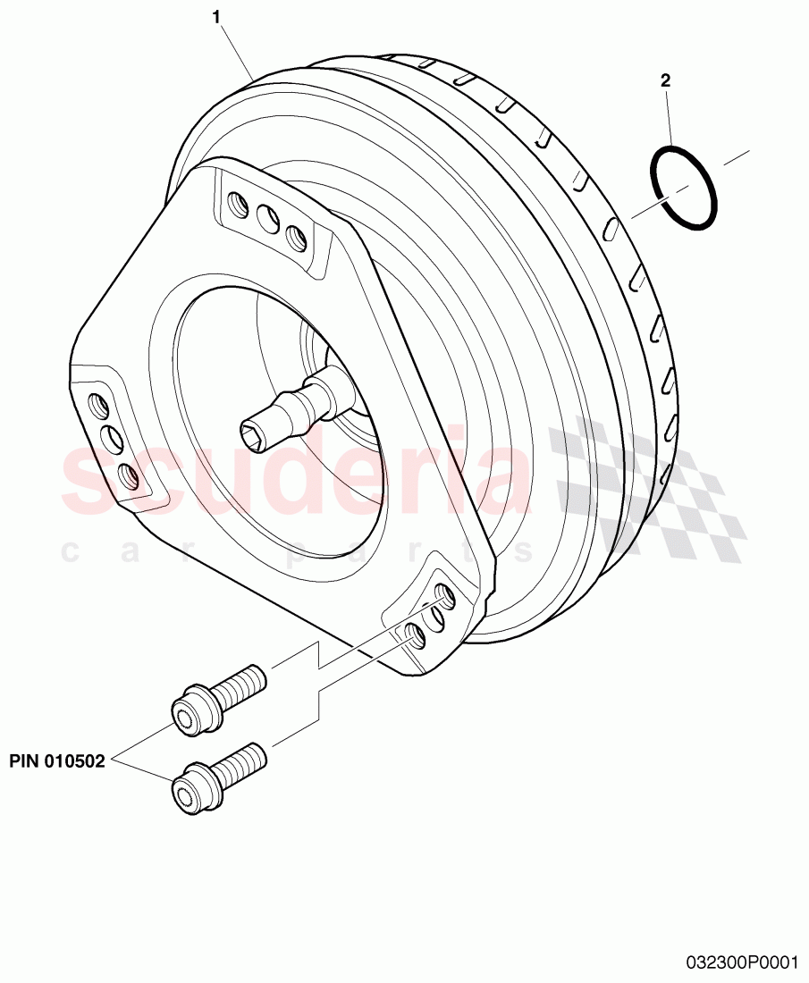 torque converter, radial shaft seal of Bentley Bentley Continental Flying Spur (2006-2012)