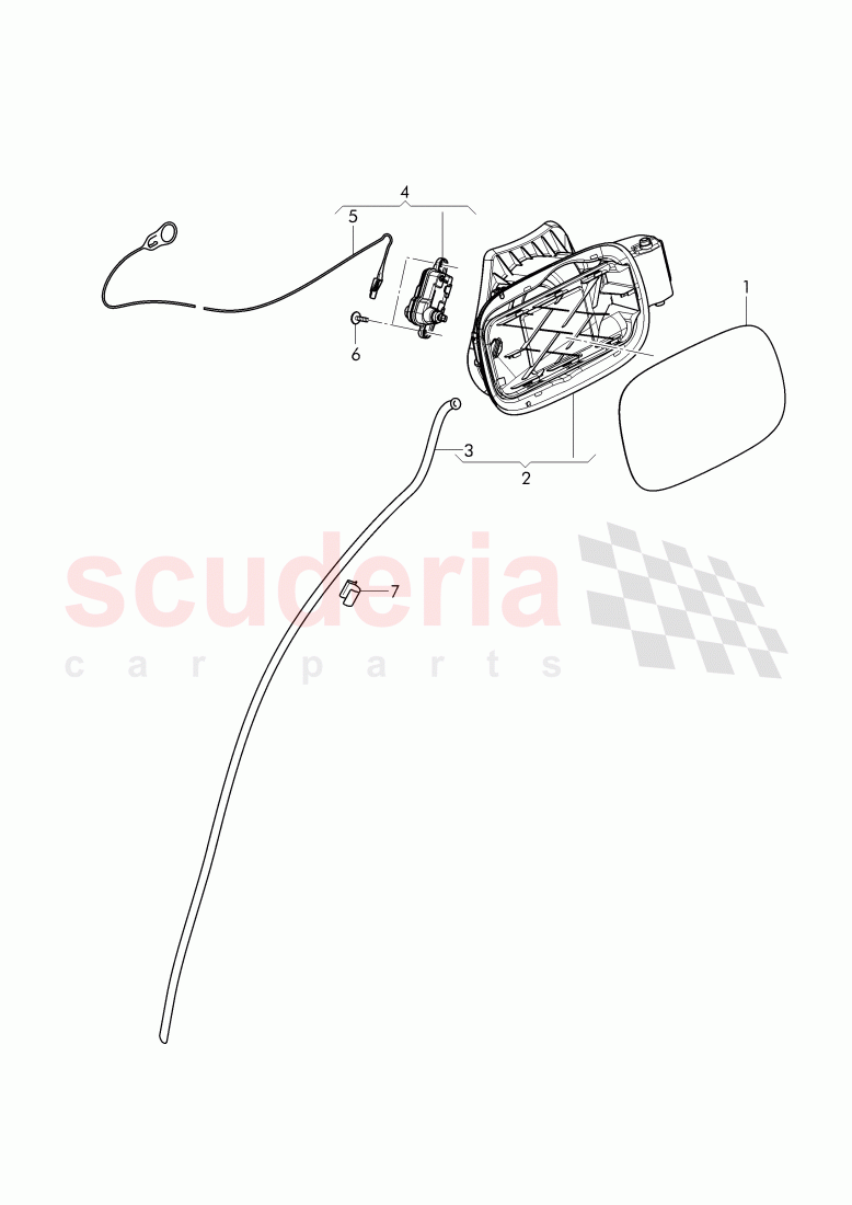 fuel filler door of Bentley Bentley Bentayga (2015+)