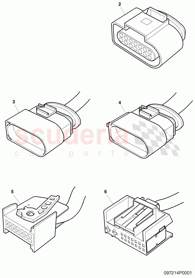 housing for cable connector of Bentley Bentley Continental Supersports (2009-2011)