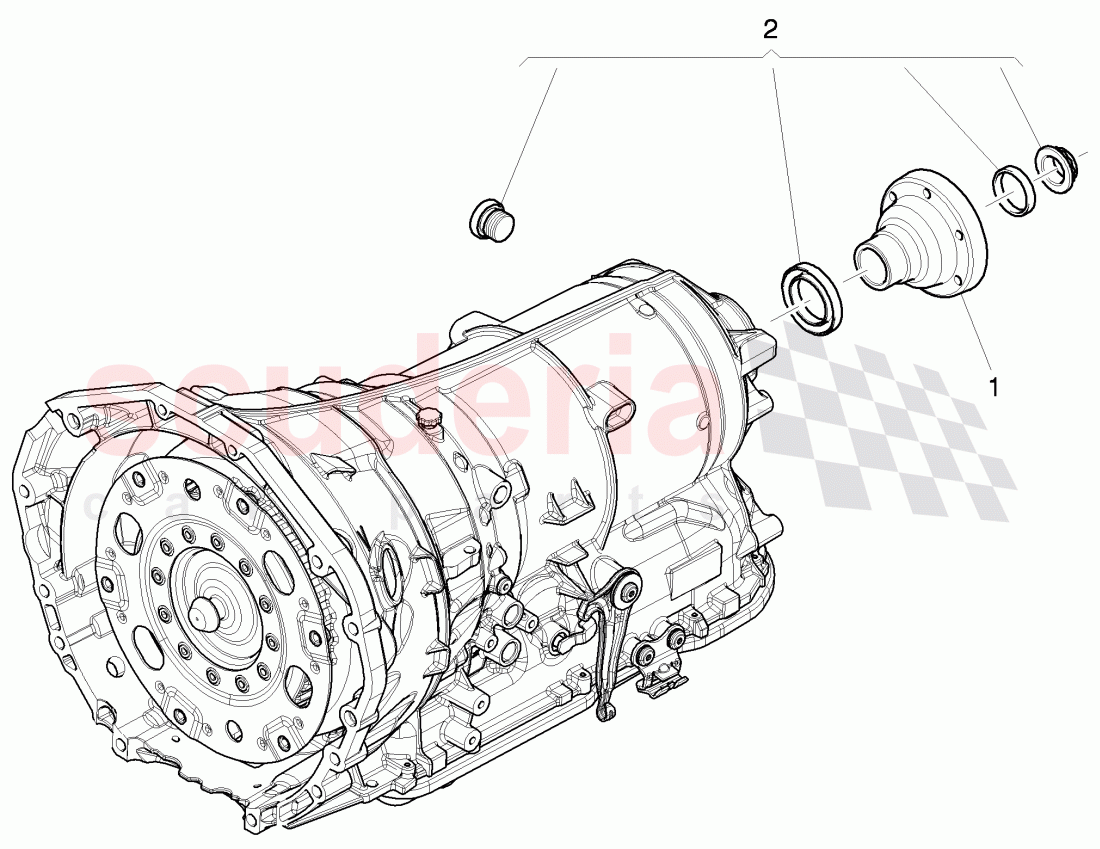 output shaft of Bentley Bentley Mulsanne (2010+)