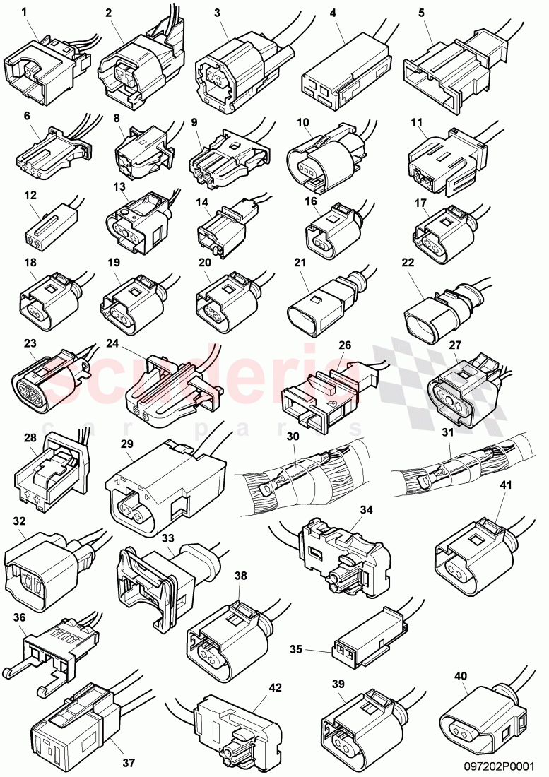 flat contact housing of Bentley Bentley Continental Flying Spur (2006-2012)