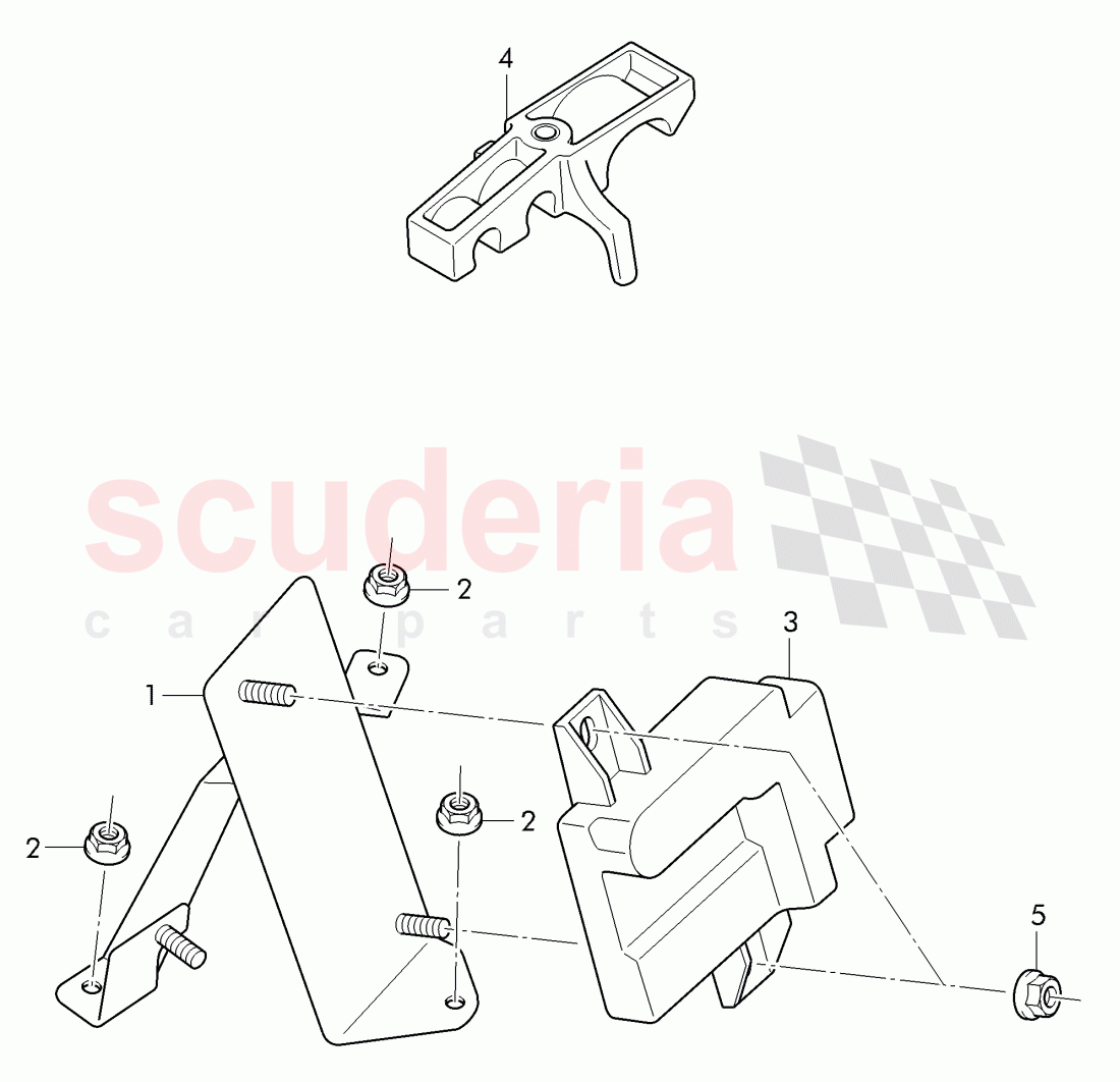 control unit for fuel delivery unit of Bentley Bentley Continental Flying Spur (2013+)