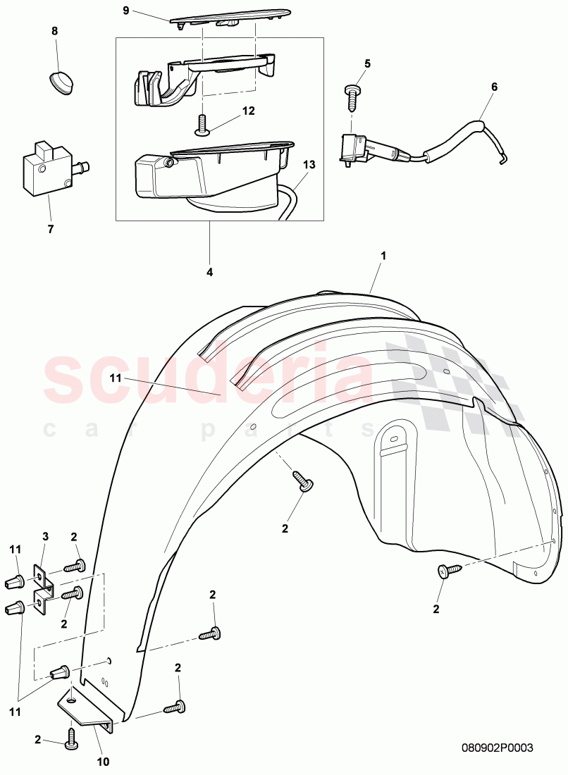 wheel housing of Bentley Bentley Continental Supersports (2009-2011)