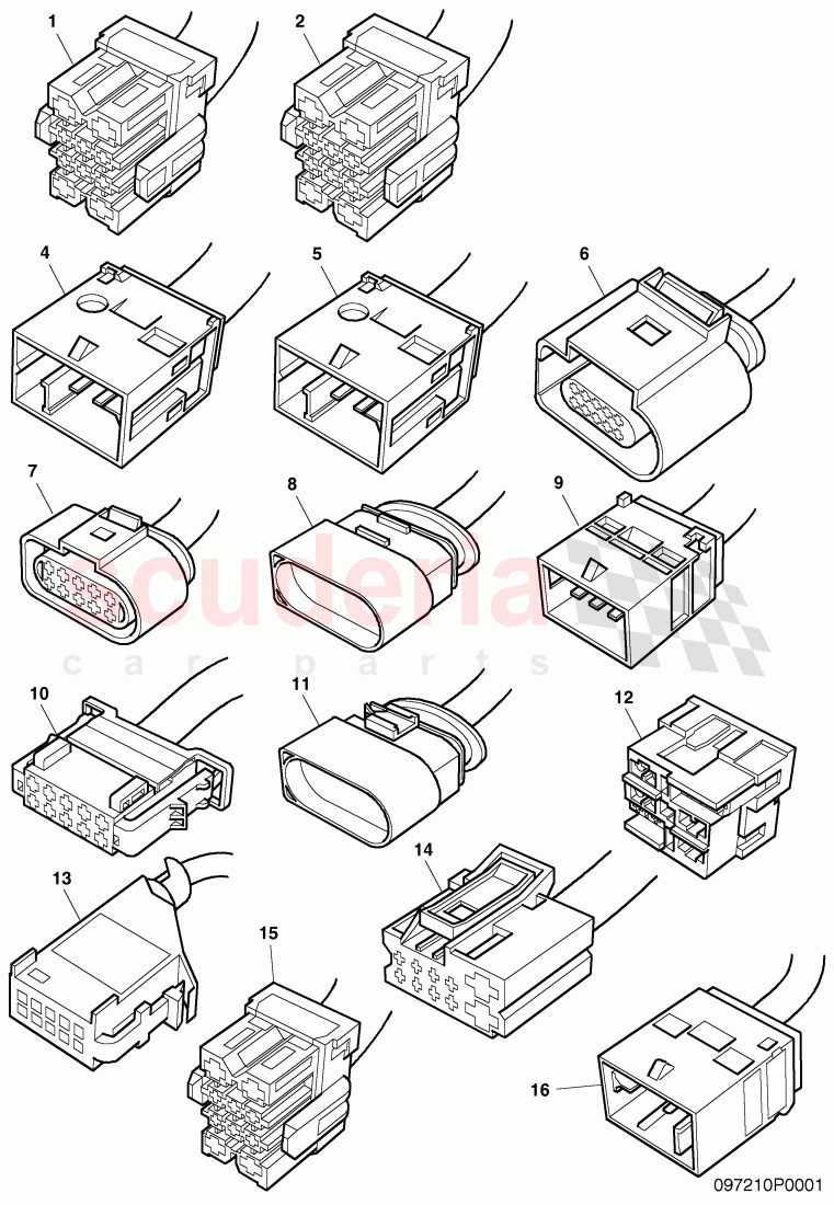 connector housing of Bentley Bentley Continental GT (2003-2010)