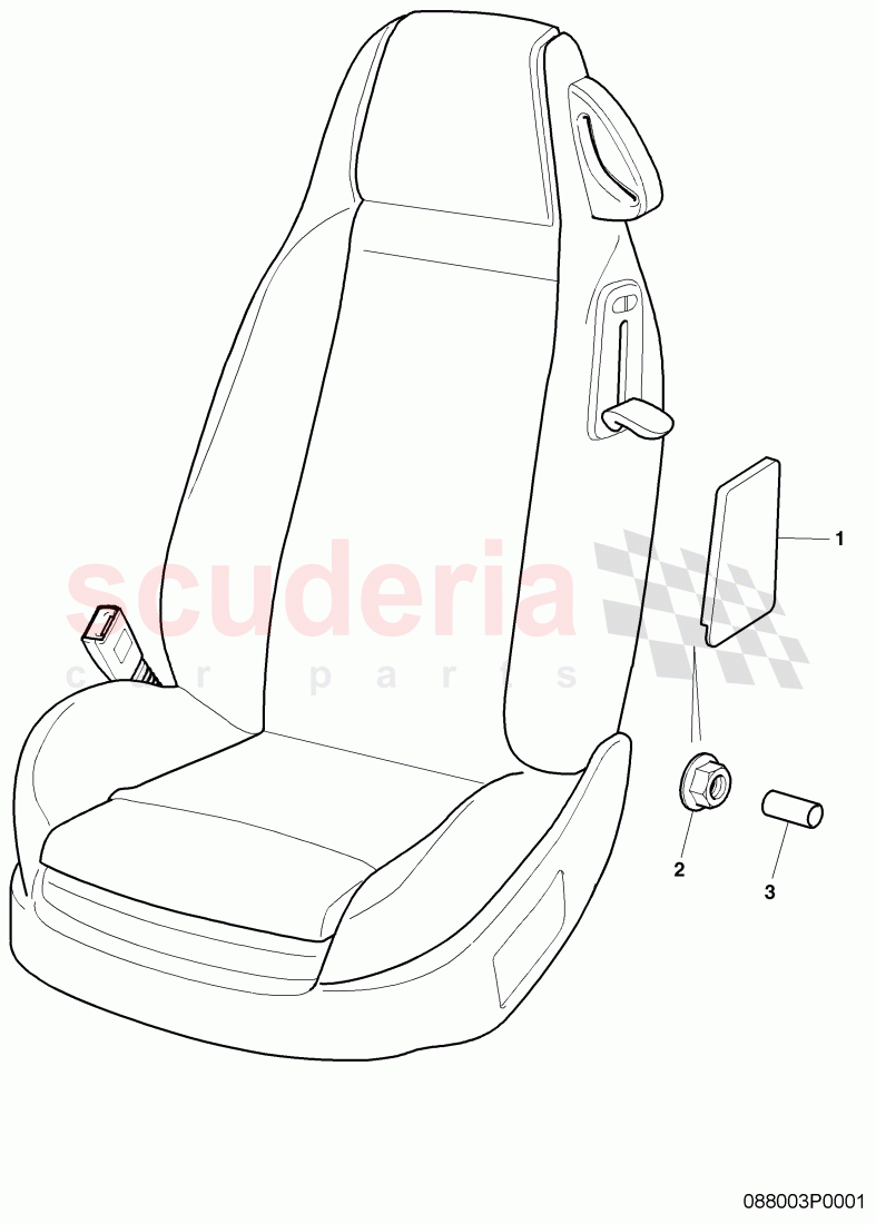 side air bag unit of Bentley Bentley Continental Supersports (2009-2011)