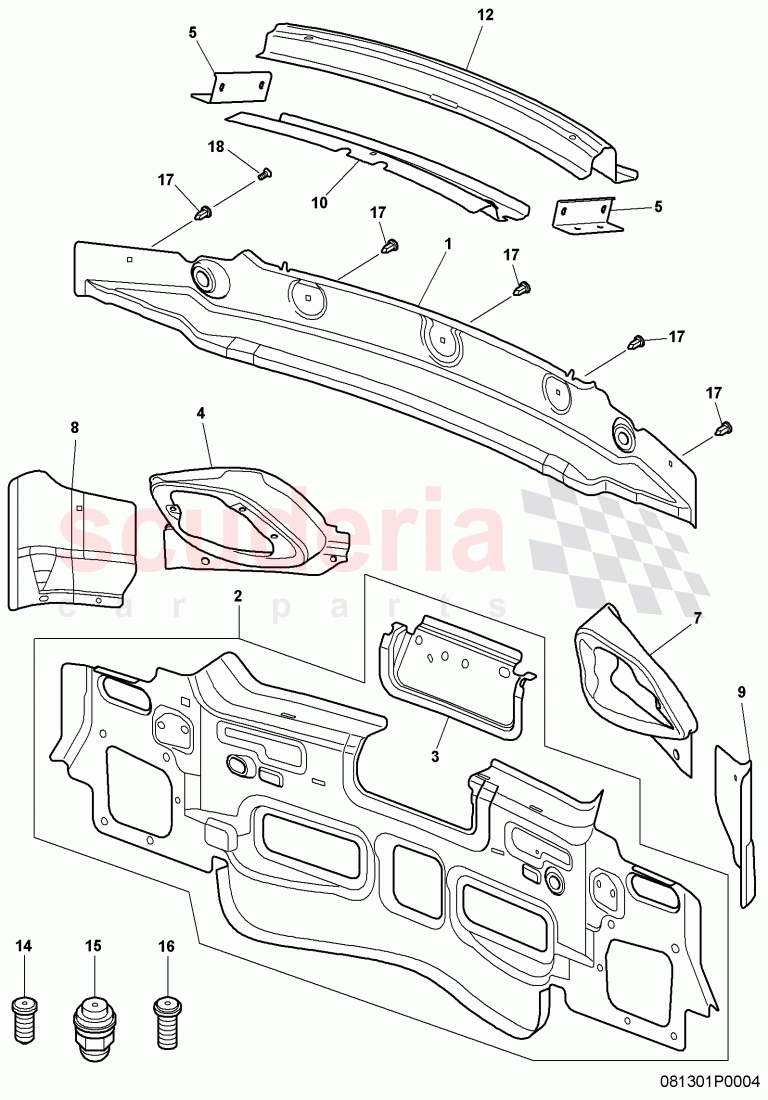 rear panel of Bentley Bentley Continental GTC (2006-2010)