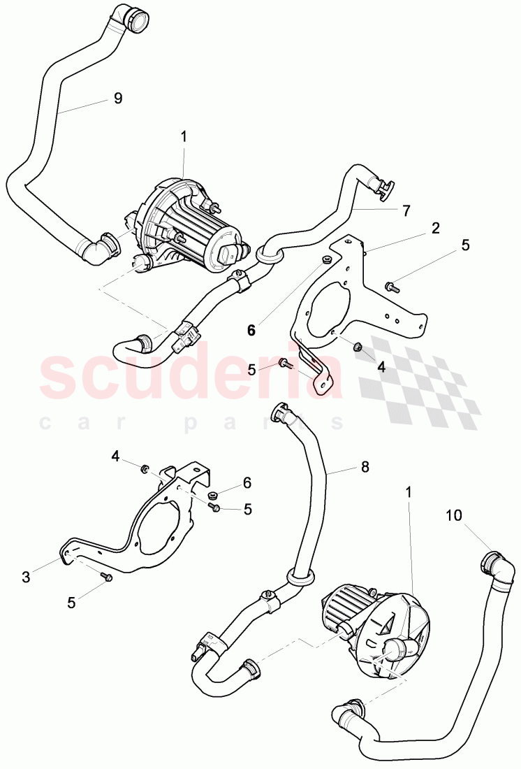 secondary air pump of Bentley Bentley Mulsanne (2010+)