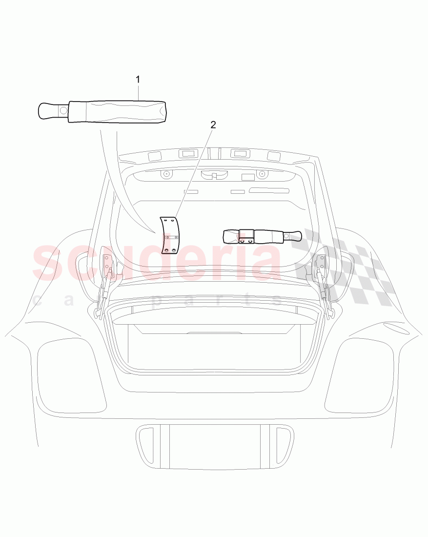 Original Accessories, umbrella of Bentley Bentley Continental Supersports (2009-2011)