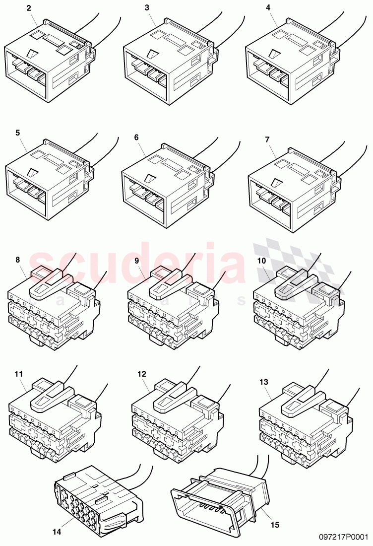 housing for cable connector of Bentley Bentley Continental Supersports (2009-2011)