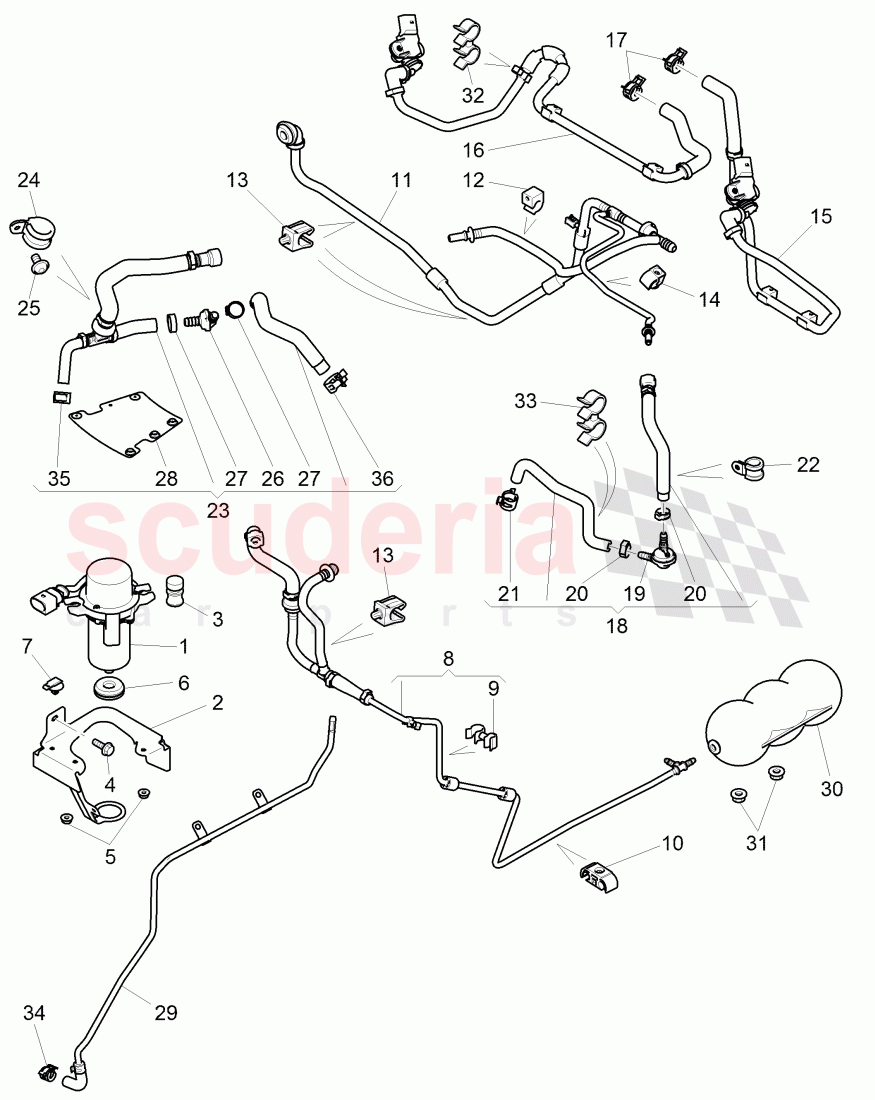 vacuum system of Bentley Bentley Mulsanne (2010+)