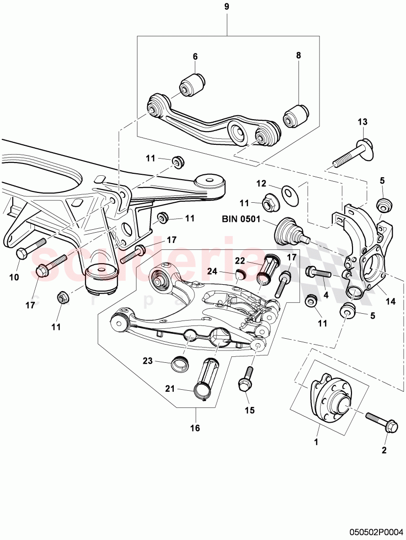 track control arm of Bentley Bentley Continental Supersports (2009-2011)