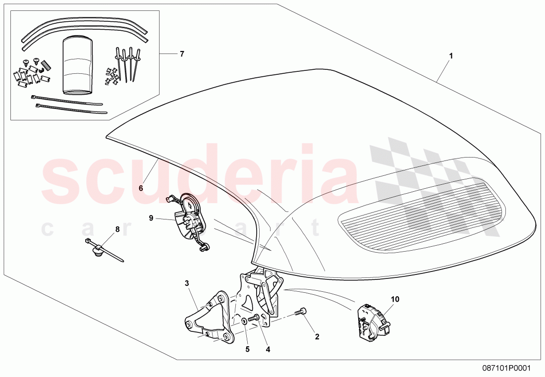 Convertible Roof of Bentley Bentley Continental Supersports (2009-2011)