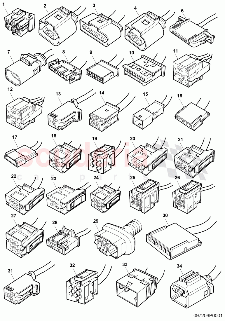 connector housing of Bentley Bentley Continental GT (2003-2010)