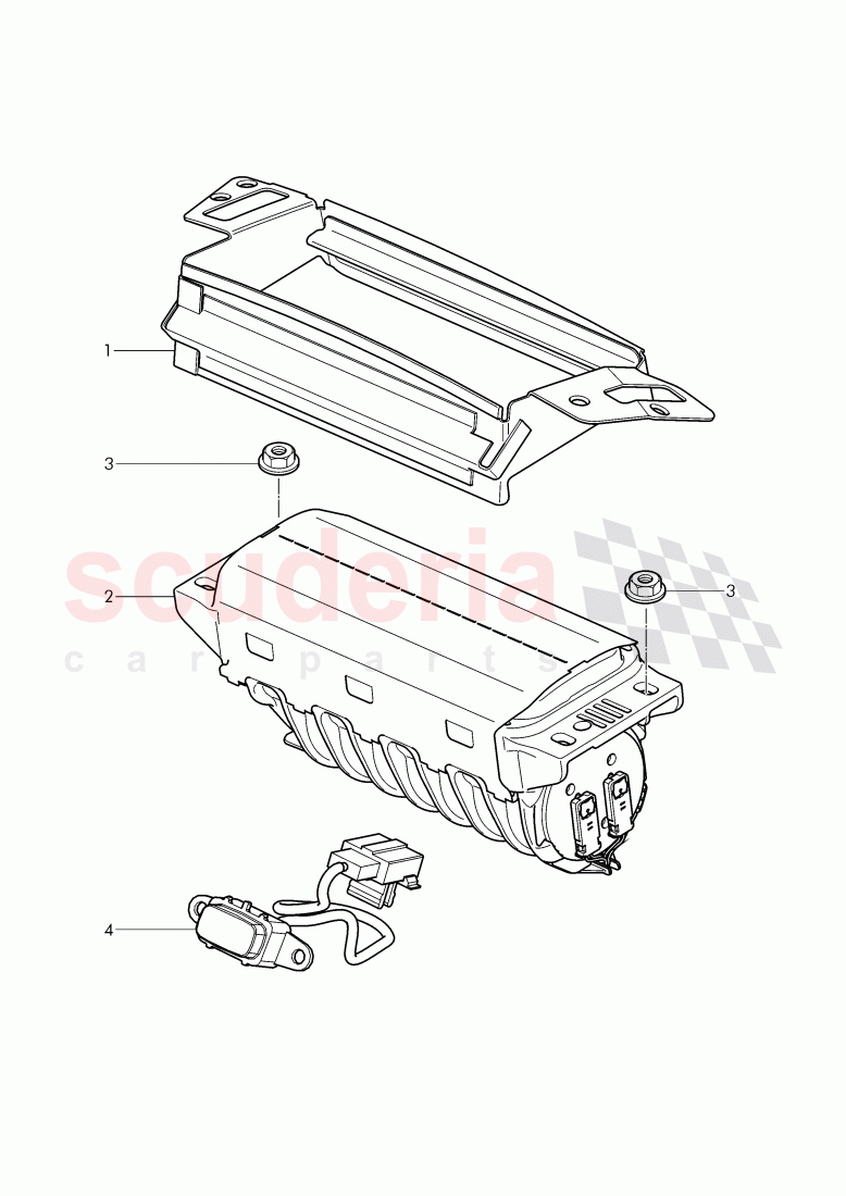 Passenger airbag unit of Bentley Bentley Continental Supersports (2017+)