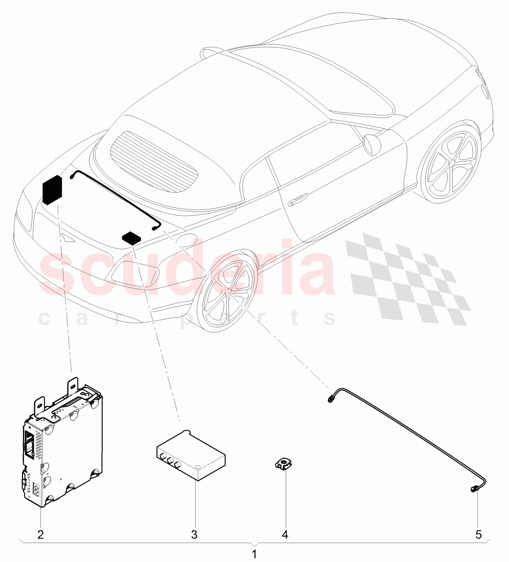 Original Accessories, v receiver (tuner), D >> - MJ 2015 of Bentley Bentley Continental GTC (2011+)