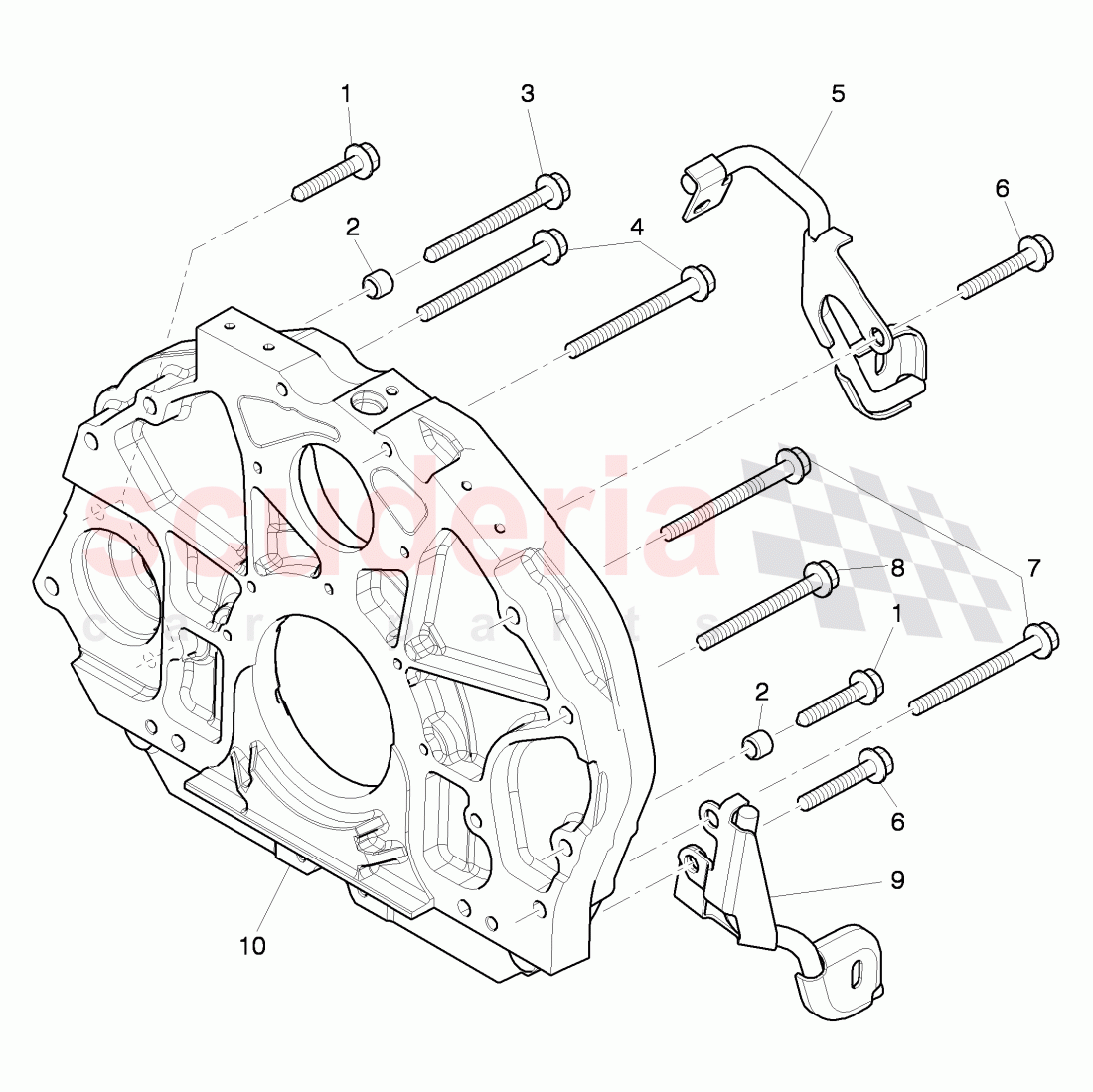 mounting parts for engine and transmission of Bentley Bentley Mulsanne (2010+)