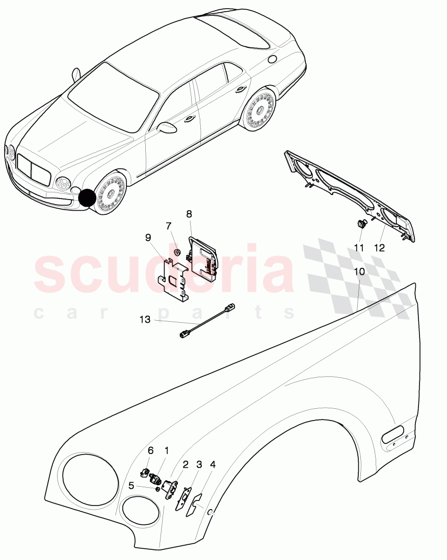 side view camera, D >> - MJ 2016 of Bentley Bentley Mulsanne (2010+)