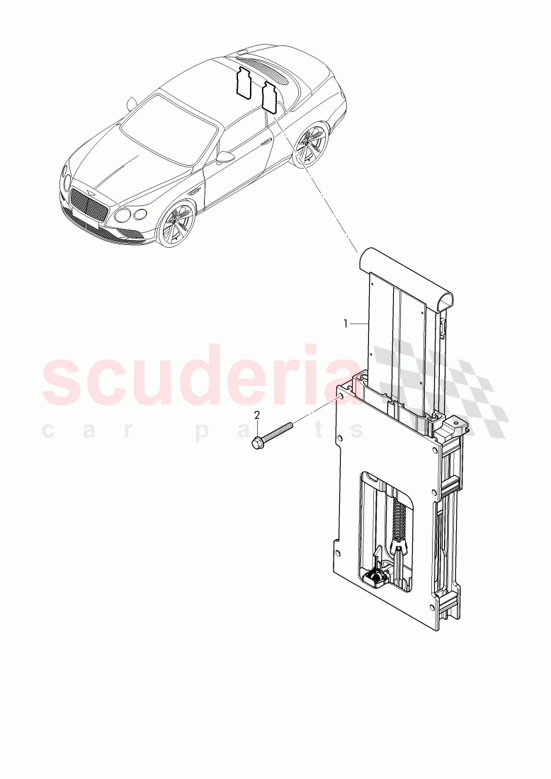 Roll-Over protection System of Bentley Bentley Continental Supersports Convertible (2017+)