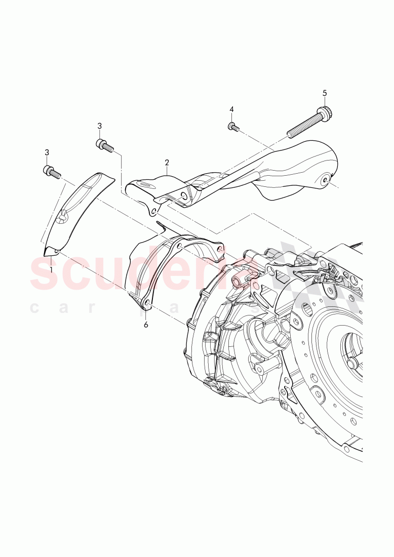 heatshield, for 8-speed automatic gearbox of Bentley Bentley Bentayga (2015+)