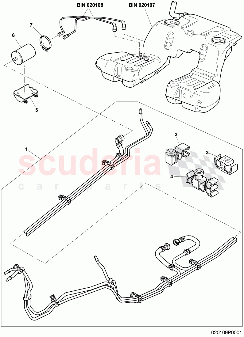 fuel line of Bentley Bentley Continental Supersports (2009-2011)