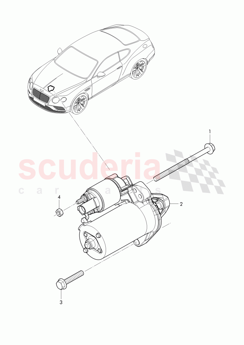 starter of Bentley Bentley Continental GT (2003-2010)