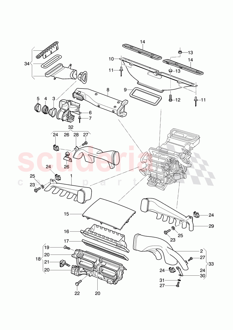 Heater and ventilation, System of Bentley Bentley Continental GTC (2011+)