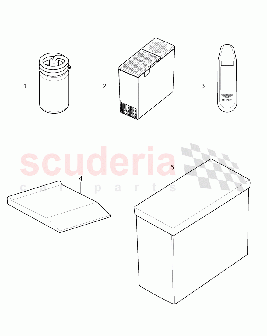 Original Accessories of Bentley Bentley Continental GTC (2006-2010)