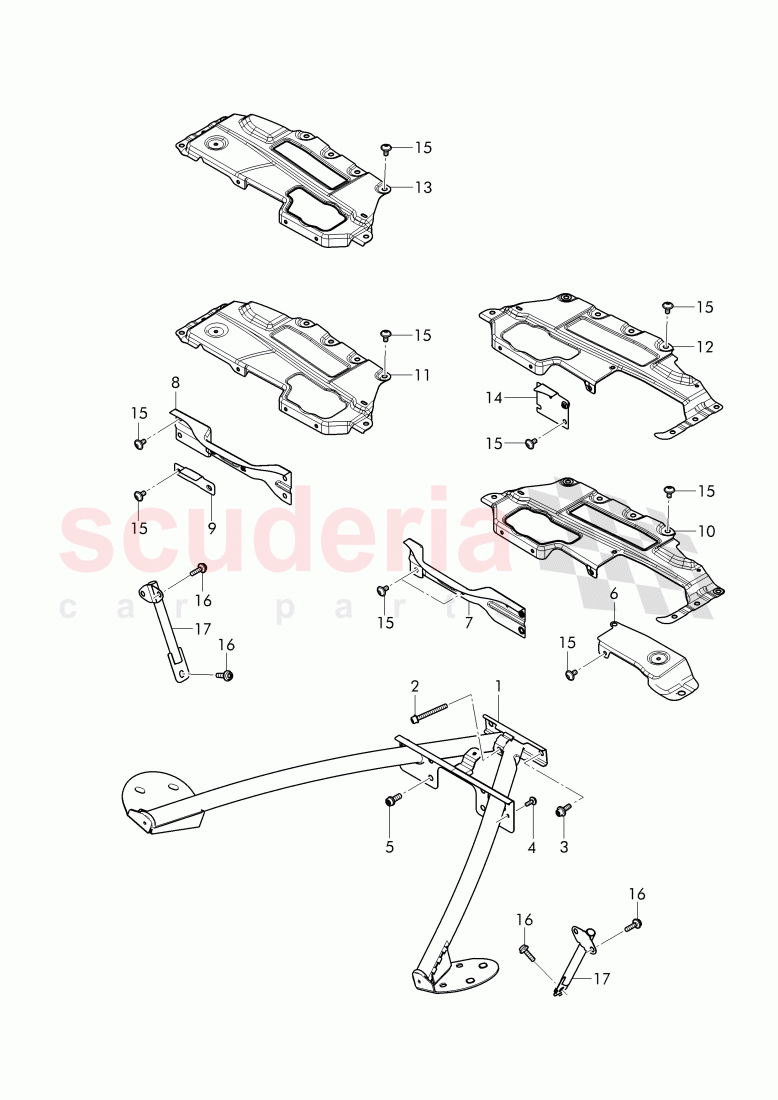 torsion arm, D - MJ 2017>> of Bentley Bentley Mulsanne (2010+)