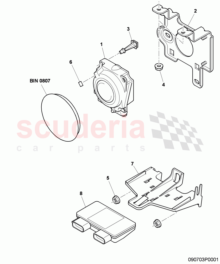 cruise control system, F 3W-9-059 521>> 3W-9-061 814 of Bentley Bentley Continental GTC (2006-2010)