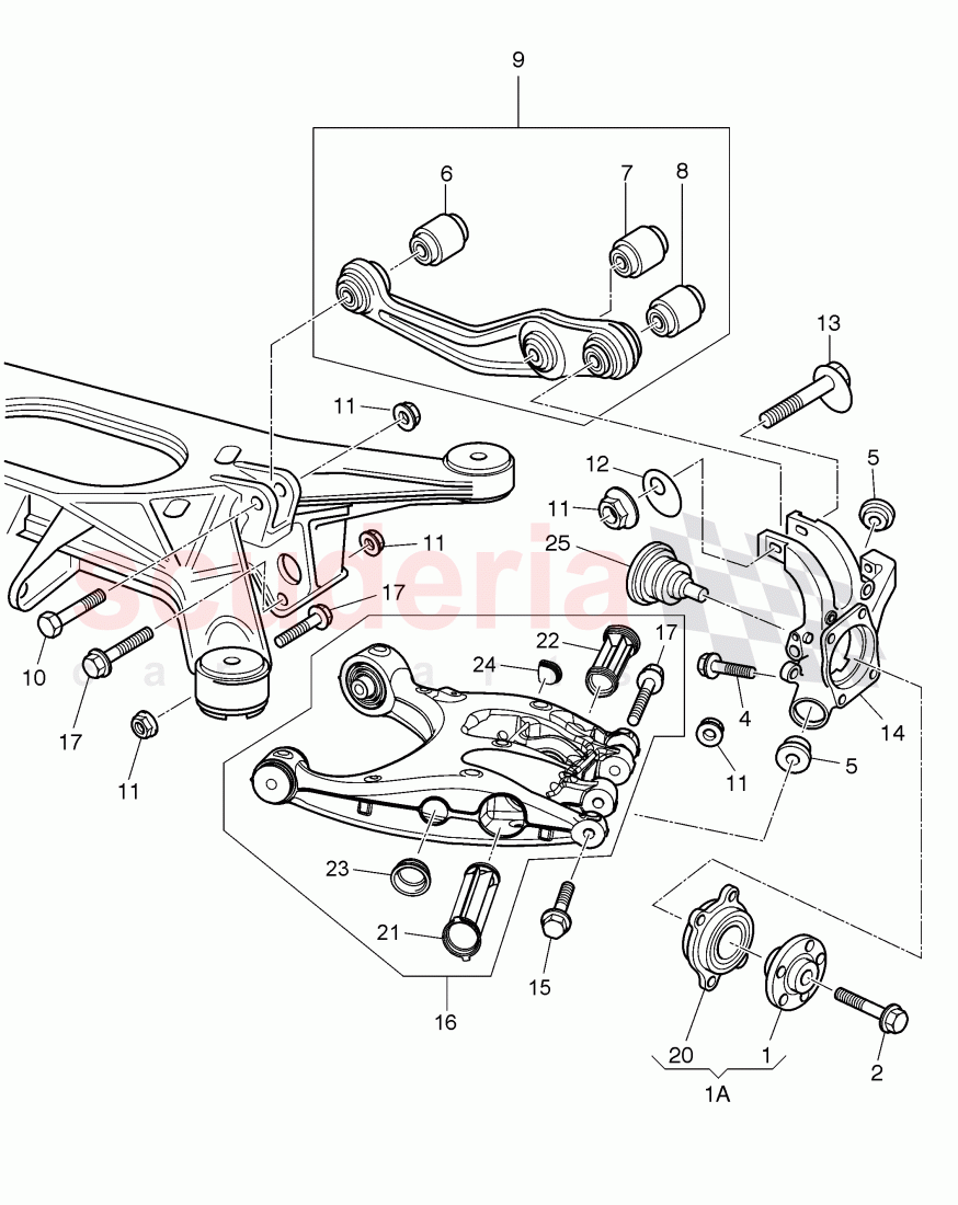 track control arm of Bentley Bentley Continental GTC (2006-2010)