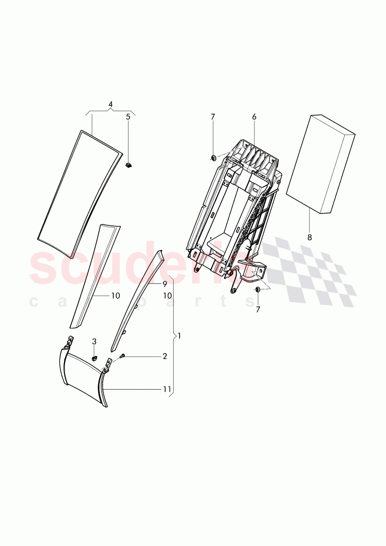 backrest, D >> - MJ 2015 of Bentley Bentley Continental GT (2011-2018)