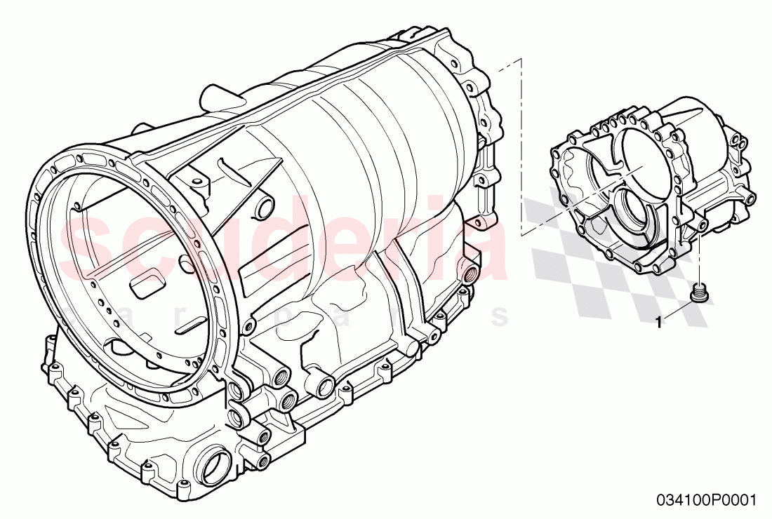 oil drain plug with seal, for transfer box of Bentley Bentley Continental Supersports (2009-2011)