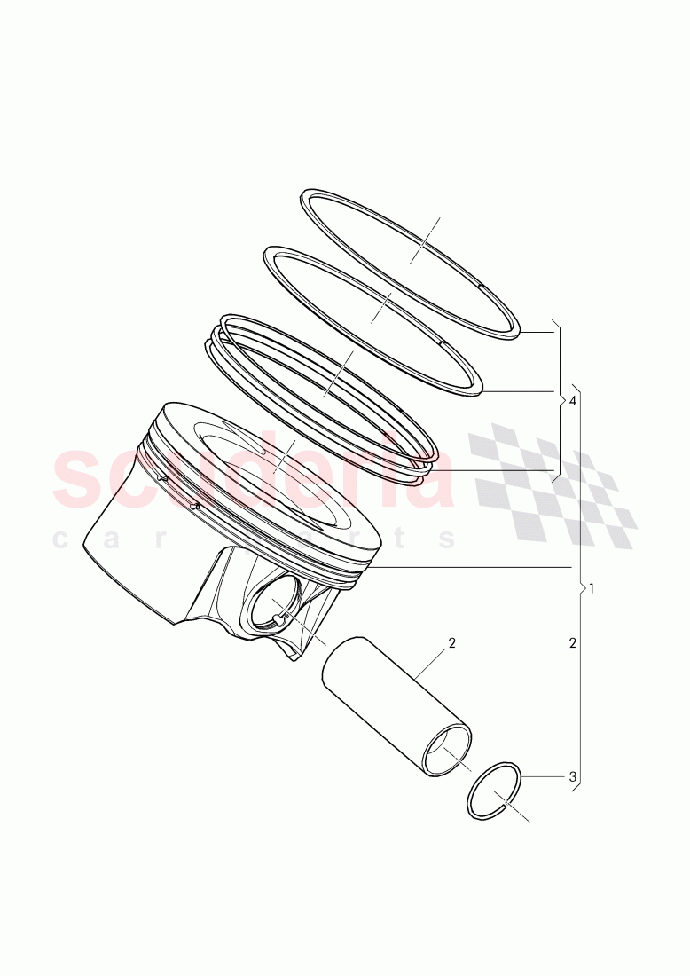 piston of Bentley Bentley Mulsanne (2010+)